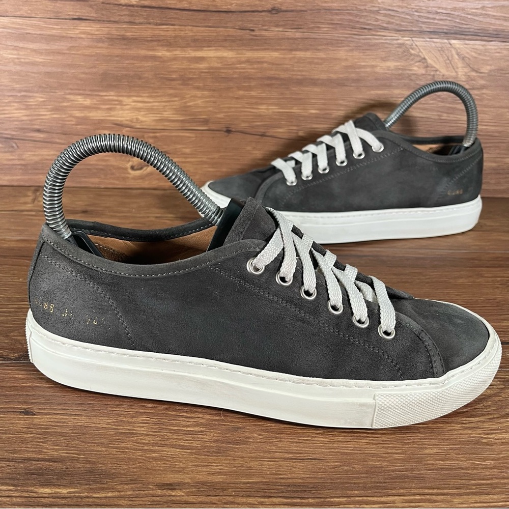 COMMON PROJECTS Gray Suede Sneakers Women’s‎ Size 6 (36) Shoes